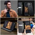 Xiaomi 17T Pro Caseme 033 Calf Texture Wallet Case with RFID Blocking - Black