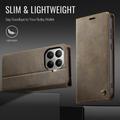 Xiaomi 17T Pro Caseme 033 Calf Texture Wallet Case with RFID Blocking - Coffee