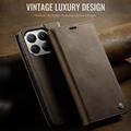 Xiaomi 17T Pro Caseme 033 Calf Texture Wallet Case with RFID Blocking - Coffee