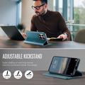 Xiaomi 17T Pro Caseme 033 Calf Texture Wallet Case with RFID Blocking - Green