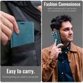 Xiaomi 17T Pro Caseme 033 Calf Texture Wallet Case with RFID Blocking - Green