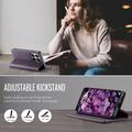 Xiaomi 17T Pro Caseme 033 Calf Texture Wallet Case with RFID Blocking - Purple