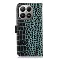 Xiaomi 17T Pro Crocodile Series Wallet Leather Case with RFID - Green