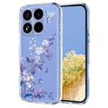 Xiaomi 17T Pro Floral Pattern TPU Case - Purple