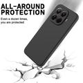 Xiaomi 17T Pro Liquid Silicone Case with Hand Strap - Black