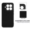 Xiaomi 17T Pro Liquid Silicone Case with Hand Strap - Black