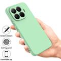 Xiaomi 17T Pro Liquid Silicone Case with Hand Strap - Green