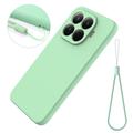 Xiaomi 17T Pro Liquid Silicone Case with Hand Strap - Green