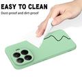 Xiaomi 17T Pro Liquid Silicone Case with Hand Strap - Green