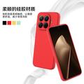 Xiaomi 17T Pro Liquid Silicone Case with Hand Strap - Red