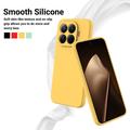 Xiaomi 17T Pro Liquid Silicone Case with Hand Strap - Yellow