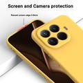 Xiaomi 17T Pro Liquid Silicone Case with Hand Strap - Yellow