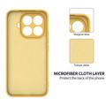 Xiaomi 17T Pro Liquid Silicone Case with Hand Strap - Yellow