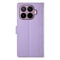 Xiaomi 17T Pro Luxury Quilted Wallet Case - Purple