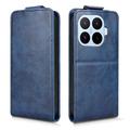 Xiaomi 17T Pro Vertical Flip Case with Stand - Dark Blue