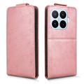 Xiaomi 17T Pro Vertical Flip Case with Stand - Rose Gold