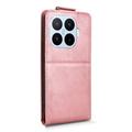 Xiaomi 17T Pro Vertical Flip Case with Stand - Rose Gold