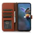 Xiaomi 17T Pro Wallet Leather Case with RFID - Brown
