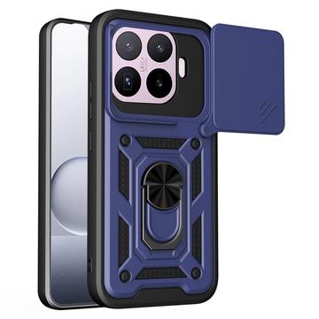 Xiaomi 17T Rotary Ring Hybrid Case with Camera Shield - Blue