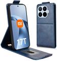 Xiaomi 17T Vertical Flip Case with Stand - Dark Blue