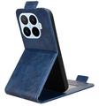 Xiaomi 17T Vertical Flip Case with Stand - Dark Blue