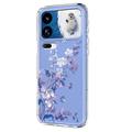 Xiaomi 18 Pro Floral Pattern TPU Case - Purple