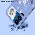 Xiaomi 18 Pro Floral Pattern TPU Case - Purple
