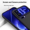 Xiaomi 18 Pro Liquid Silicone Case with Hand Strap - Black