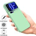 Xiaomi 18 Pro Liquid Silicone Case with Hand Strap - Green