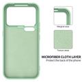 Xiaomi 18 Pro Liquid Silicone Case with Hand Strap - Green