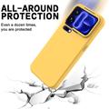 Xiaomi 18 Pro Liquid Silicone Case with Hand Strap - Yellow