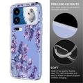 Xiaomi 18 Pro Max Floral Pattern TPU Case - Wisteria