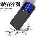Xiaomi 18 Pro Max Liquid Silicone Case with Hand Strap - Black