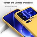 Xiaomi 18 Pro Max Liquid Silicone Case with Hand Strap - Yellow