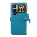 Xiaomi 18 Pro Max Wallet Leather Case with RFID - Blue