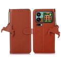 Xiaomi 18 Pro Wallet Leather Case with RFID - Brown