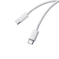 Xiaomi 3A Braided USB-C / USB-C Cable - 1m, 60W - White