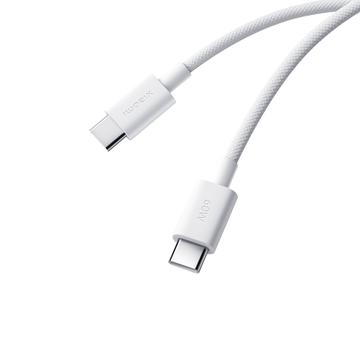 Xiaomi 3A Braided USB-C / USB-C Cable - 1m, 60W - White