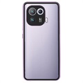Xiaomi Mi 11 Pro Magnetic Case with Tempered Glass - Light Purple