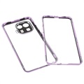 Xiaomi Mi 11 Pro Magnetic Case with Tempered Glass - Light Purple