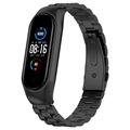 Xiaomi Mi Band 5/6 Stainless Steel Strap - Black