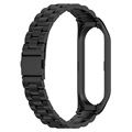 Xiaomi Mi Band 5/6 Stainless Steel Strap - Black