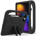 Xiaomi Pad 7/7 Pro/8/8 Pro/Poco Pad X1 Kids Carrying Shockproof Case - Black