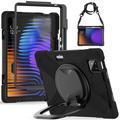 Xiaomi Pad 8/8 Pro Heavy Duty 360 Case with Hand Strap - Black