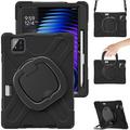 Xiaomi Pad 8/8 Pro Heavy Duty 360 Case with Hand Strap - Black