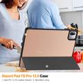 Xiaomi Pad 9 Pro Tri-Fold Series Smart Folio Case - Rose Gold