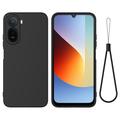 Xiaomi Poco C81 Pro Liquid Silicone Case with Hand Strap