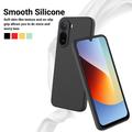 Xiaomi Poco C81 Pro Liquid Silicone Case with Hand Strap - Black