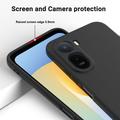 Xiaomi Poco C81 Pro Liquid Silicone Case with Hand Strap - Black