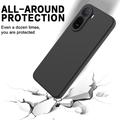 Xiaomi Poco C81 Pro Liquid Silicone Case with Hand Strap - Black
